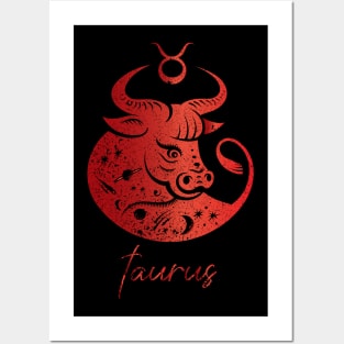 Taurus Zodiac Posters and Art